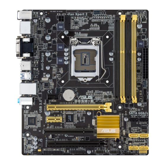 Asus B85M-E/DASH E-Manual