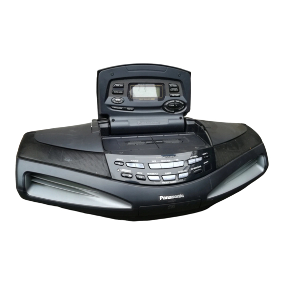 Panasonic RX-ED77 Operating Instructions Manual
