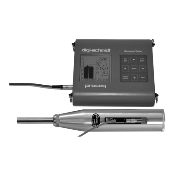 Proceq DIGI-SCHMIDT 2000 LD Operating Instructions Manual