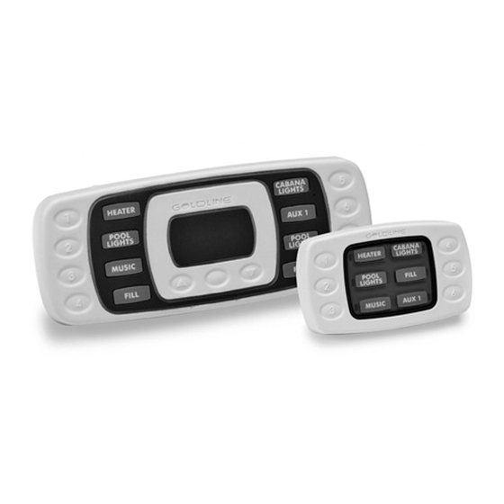 Hayward AQL-SS-6B Spa Remote Control Manuals