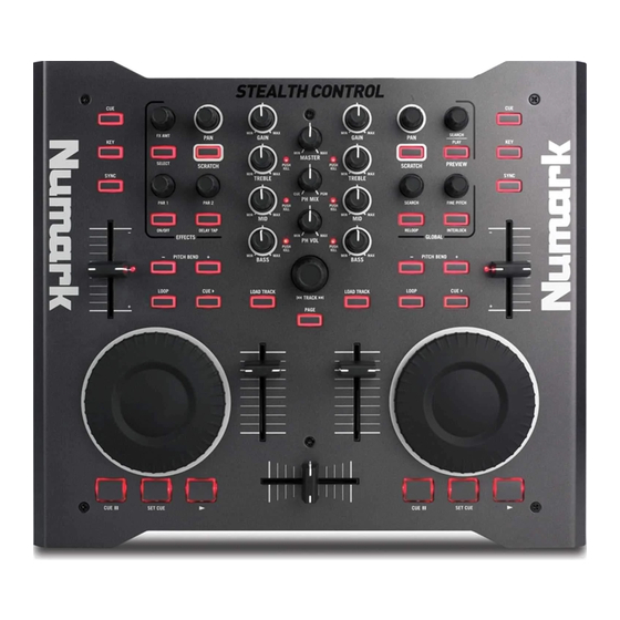 Numark STEALTH CONTROL Quick Start Manual