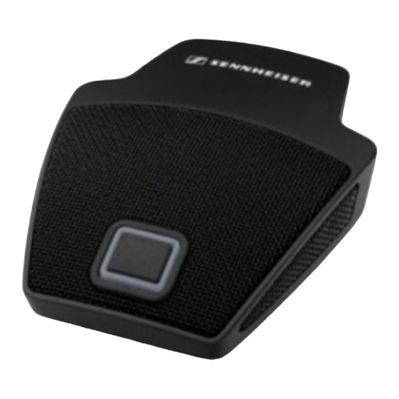 Sennheiser MEB 102-L TC Quick Manual