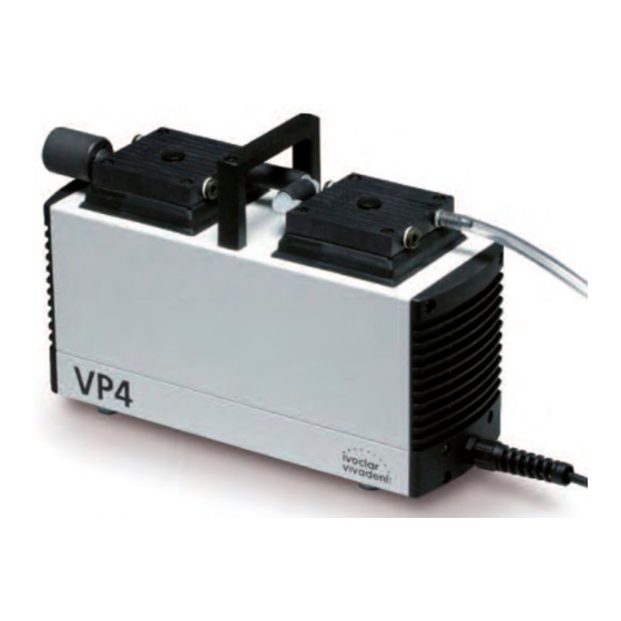 Ivoclar Vivadent VP4 Operating Instructions Manual