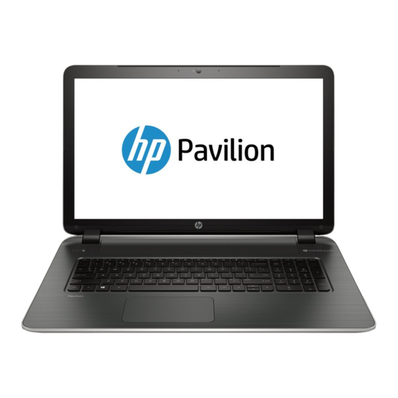 User Manuals: HP Pavilion 17 Series 17-inch Laptop