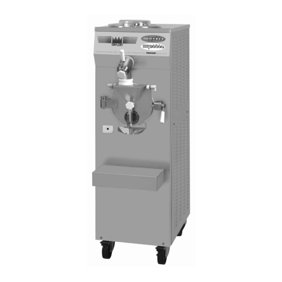 Frigomat TAYLOR IC135 Series Operating	Instructions And Maintenance