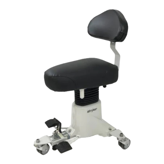 Stryker Surgistool 830 Surgeon Stool Manuals