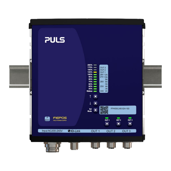 Puls FPH500 Manual