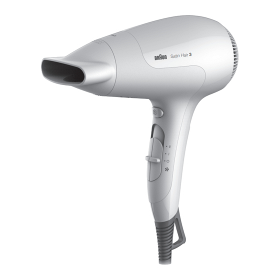 Braun Satin Hair 3 HD 385 Manual