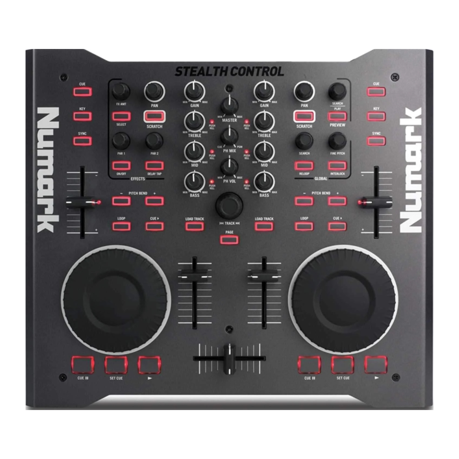 Numark Stealth Control - DJ Controller Manual