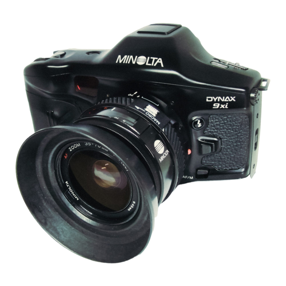 Minolta MAXXUM 9XI - PART 2 Manual
