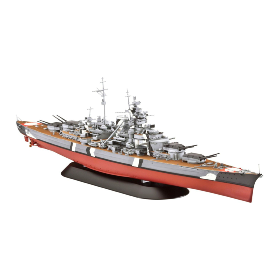 REVELL Bismarck Assembly Manual