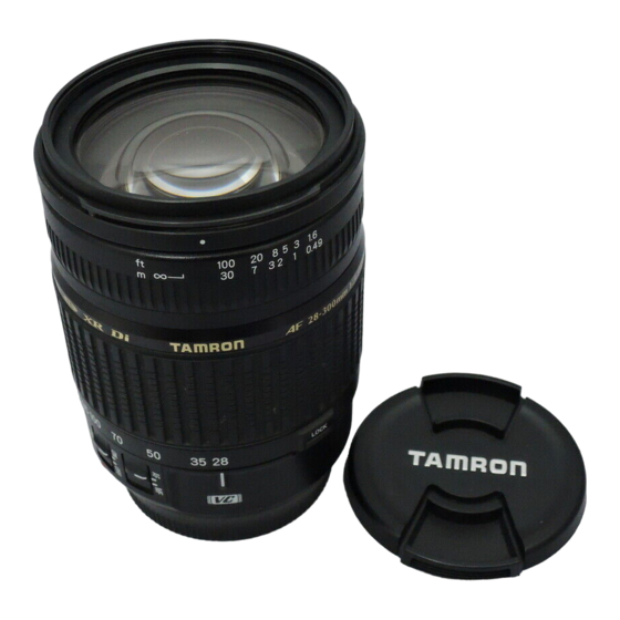 Tamron A020 Owner's Manual