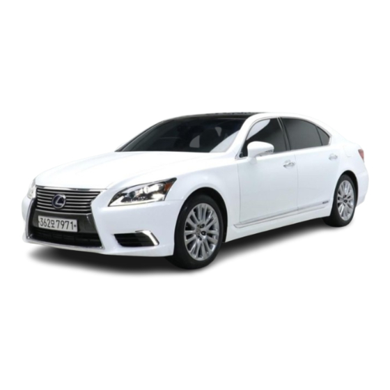 Lexus LS600hl Quick Manual