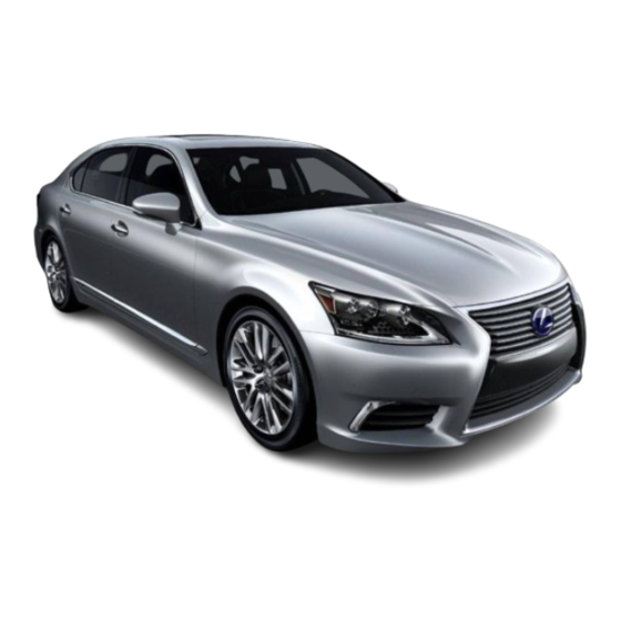 Lexus LS600hL Owner's Manual