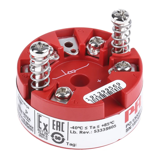 PR electronics 5333 Manual
