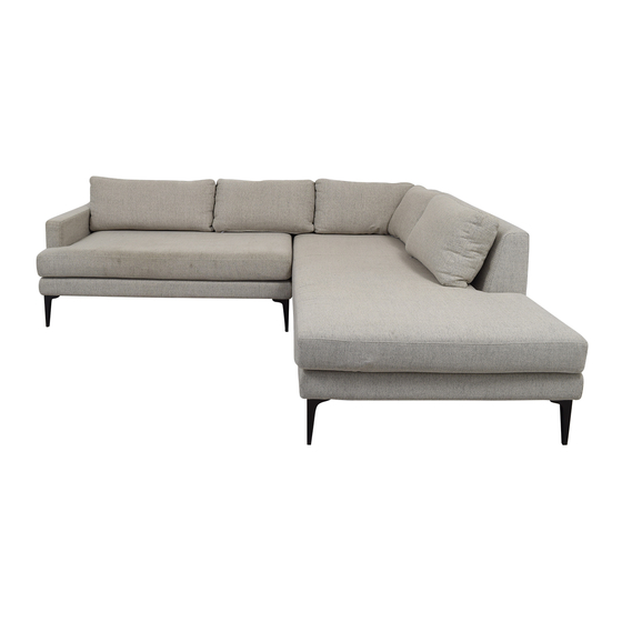 West Elm Andes RA Terminal Chaise 2581457 Assembly Instructions