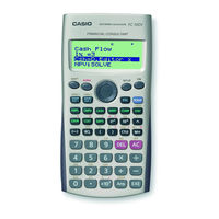 Casio Financial Consultant FC-200V User Manual
