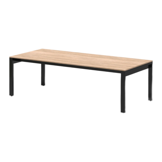 uhuru BAND COMMUNAL TABLE 96 Assembly And Care
