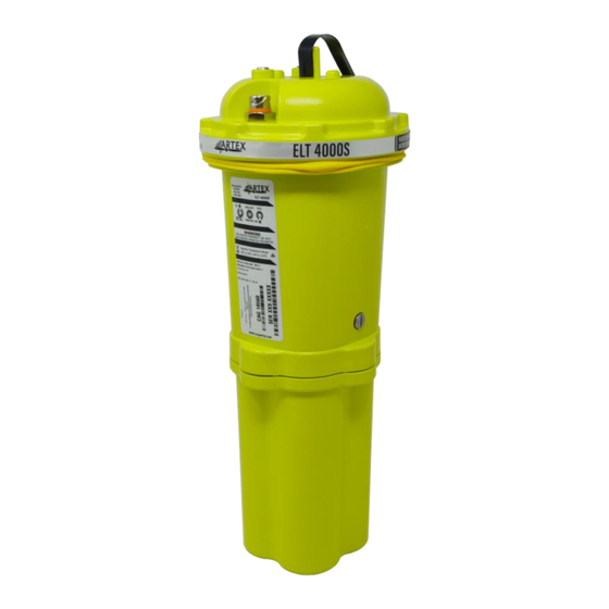 ARTEX ELT 4000S Description, Operation, Installation And Maintenance Manual