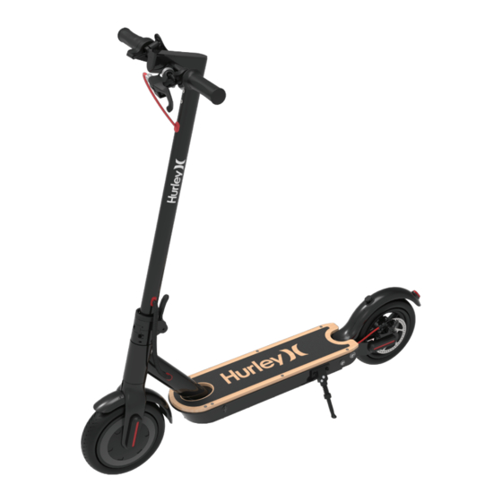 Hurley HANG 5 Foldable Electric Scooter Manuals