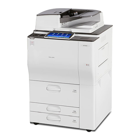 Ricoh MP 7503 User Manual