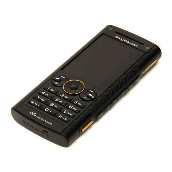 Sony Ericsson W902 Walkman User Manual