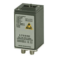 Keysight Technologies L7222C Operating And Service Manual