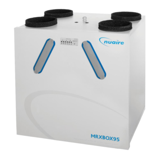 NuAire MRXBOX95B-350 WC Installation And Maintenance Manual
