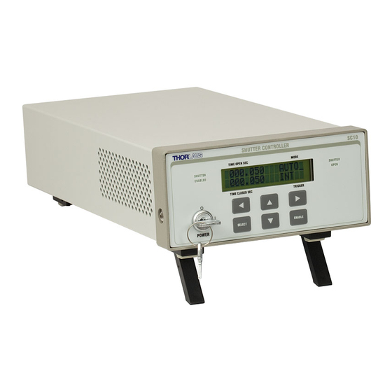 THORLABS SC10 User Manual