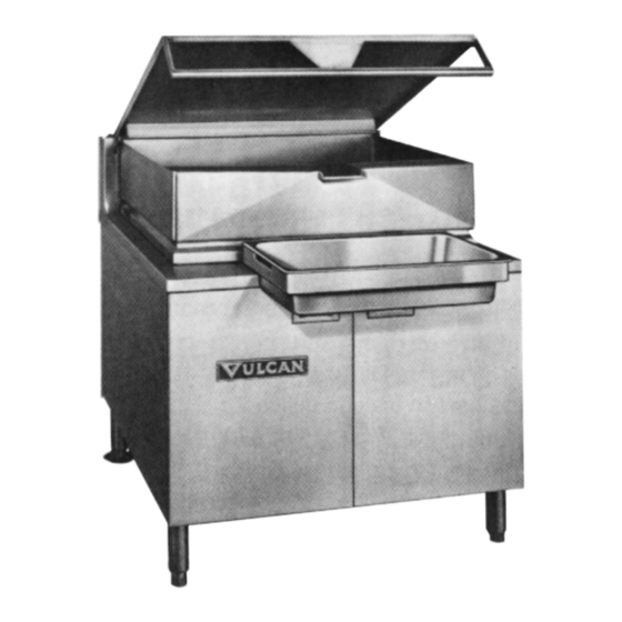 Vulcan-Hart G30O Kitchen Equipment Manuals