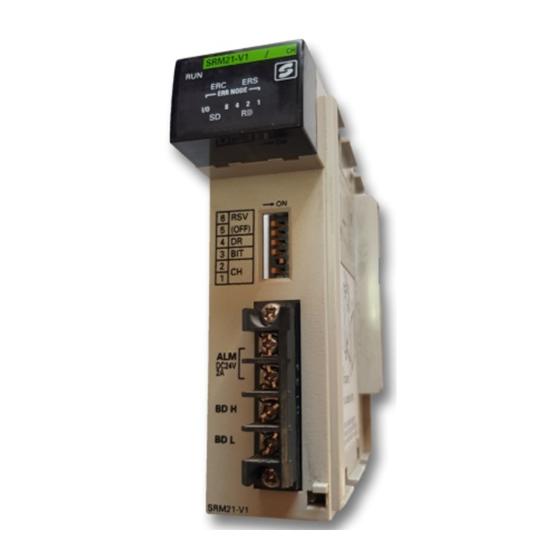 Omron CQM1-SRM21-V1 Quick Start Manual