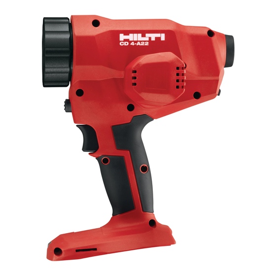 Hilti CD 4-A22 Manual