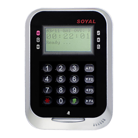 Soyal AR-837 E User Manual