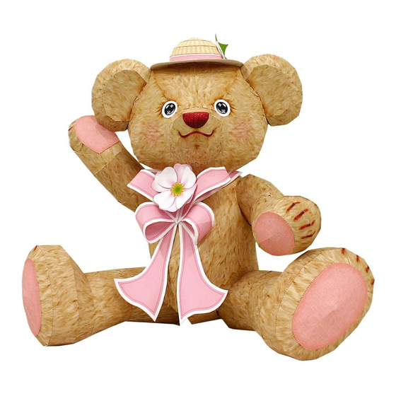 Canon Floral Teddy Bear Assembly Instructions