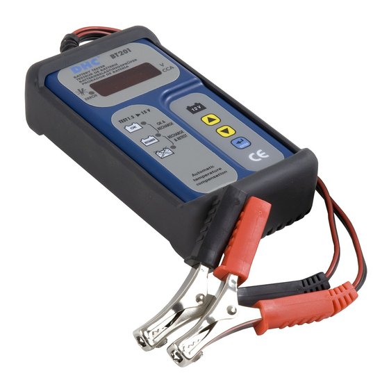 DHC BT101 Test Procedures / Operating Instructions