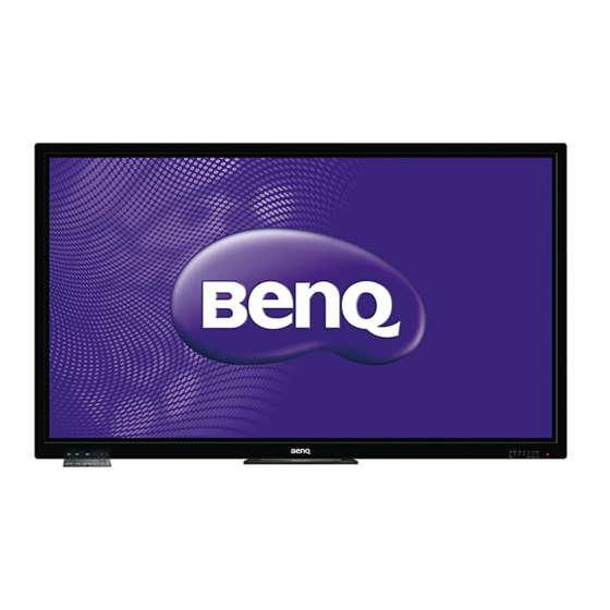 BenQ RP652 User Manual