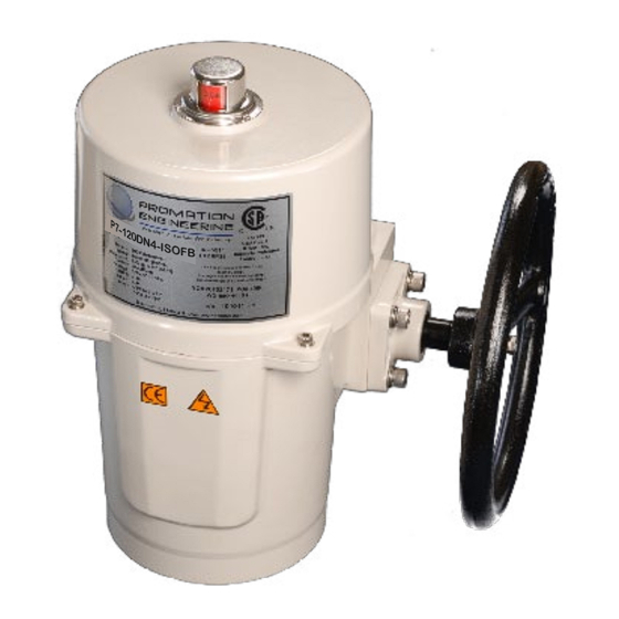 Promation Engineering P7-120PN4-HR Installation & Operation Manual