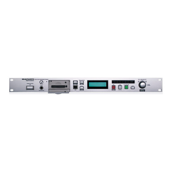Marantz PMD560 User Manual