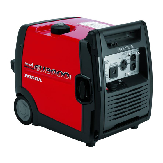 Honda EU3000i Handi Owner's Manual