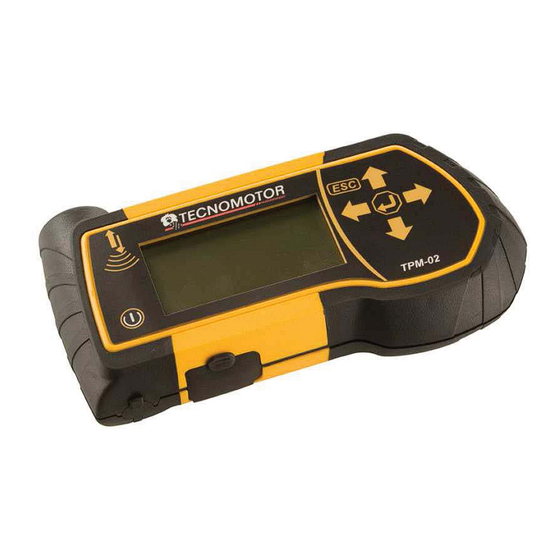 TECNOMOTOR TPM-02 Operating Instructions Manual