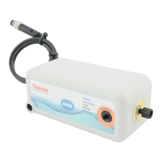 Thermo Scientific Dionex ERS 500 Product Manual