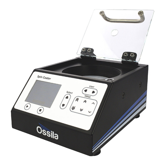 Ossila Spin Coater User Manual