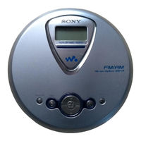 Sony D-NF400 - ATRAC Walkman Portable CD Player Operating Instructions Manual