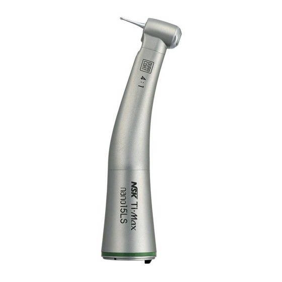 NSK Ti-Max nano15LS Operation Manual