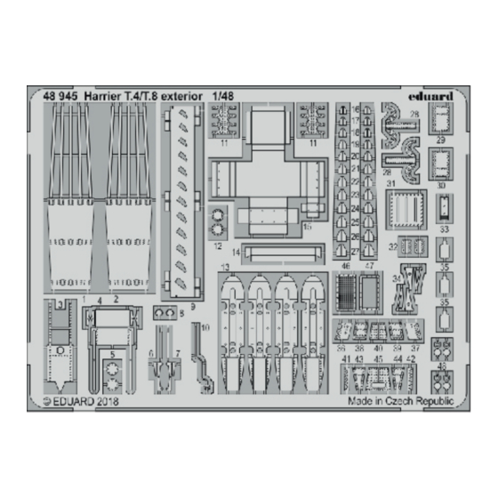 Eduard Harrier T.4 exterior Installation Instructions