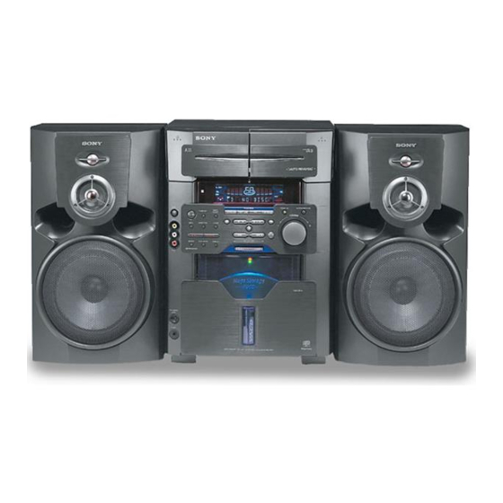 Sony SS-RS360 Manual