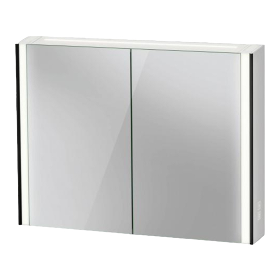 DURAVIT XViu XV 7143 Mounting Instructions