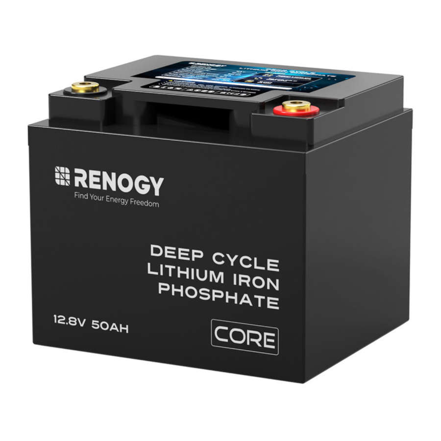 Renogy Core Series, RBT1250LFP Manual