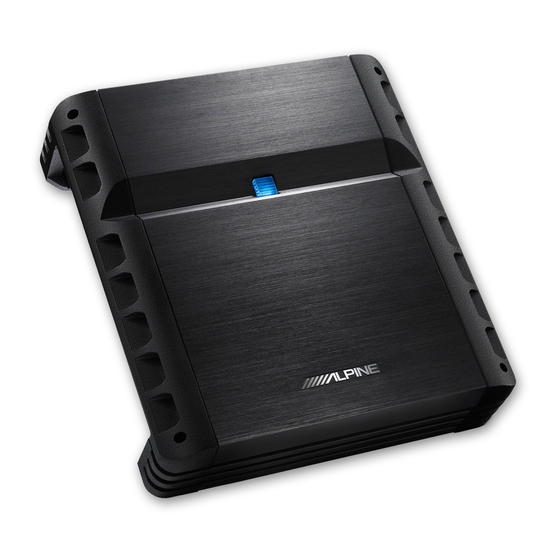 Alpine PMX-T320 Owner's Manual