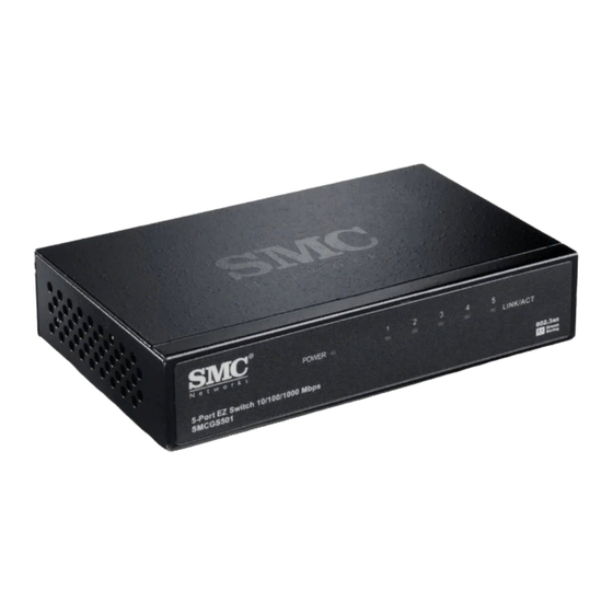 SMC Networks SMCGS501P User Manual